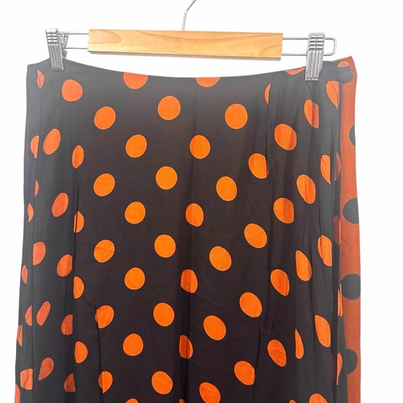 Anthropologie Maeve Oksana Polka Dot Midi Skirt Size Medium - Picture 3 of 8